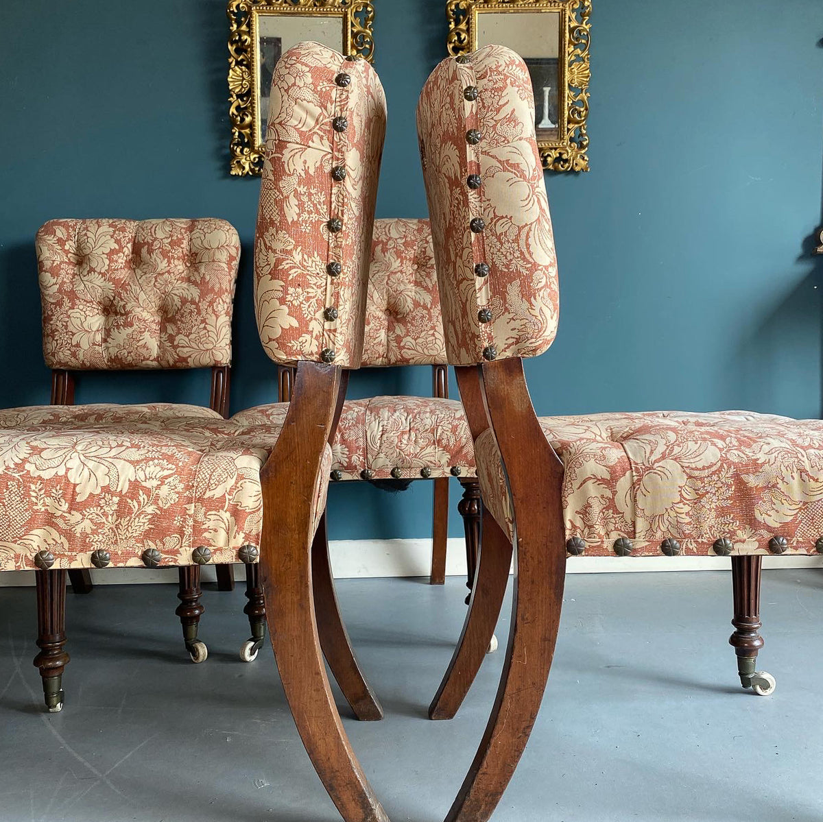 A Set of Four 19th Century Mahogany Chairs