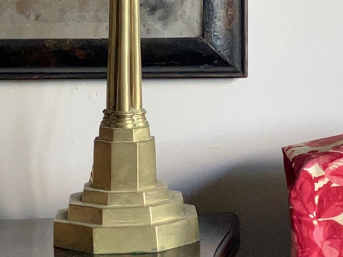 A George IV Cluster Column Lamp