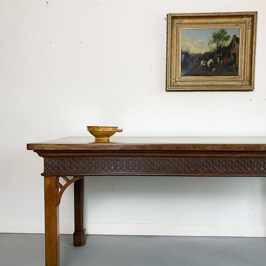 19th Century Irish Chippendale Serving Table