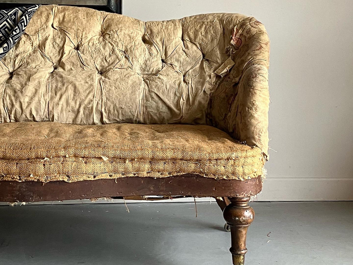 A Mid 19th Century Shaped Sofa