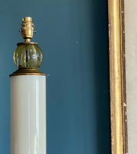 Early 20th Century Milk Glass Lamp