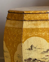 A Pair of Chinoiserie Painted Low Tables