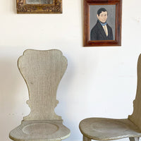 A Pair of George III Sgabello Chairs