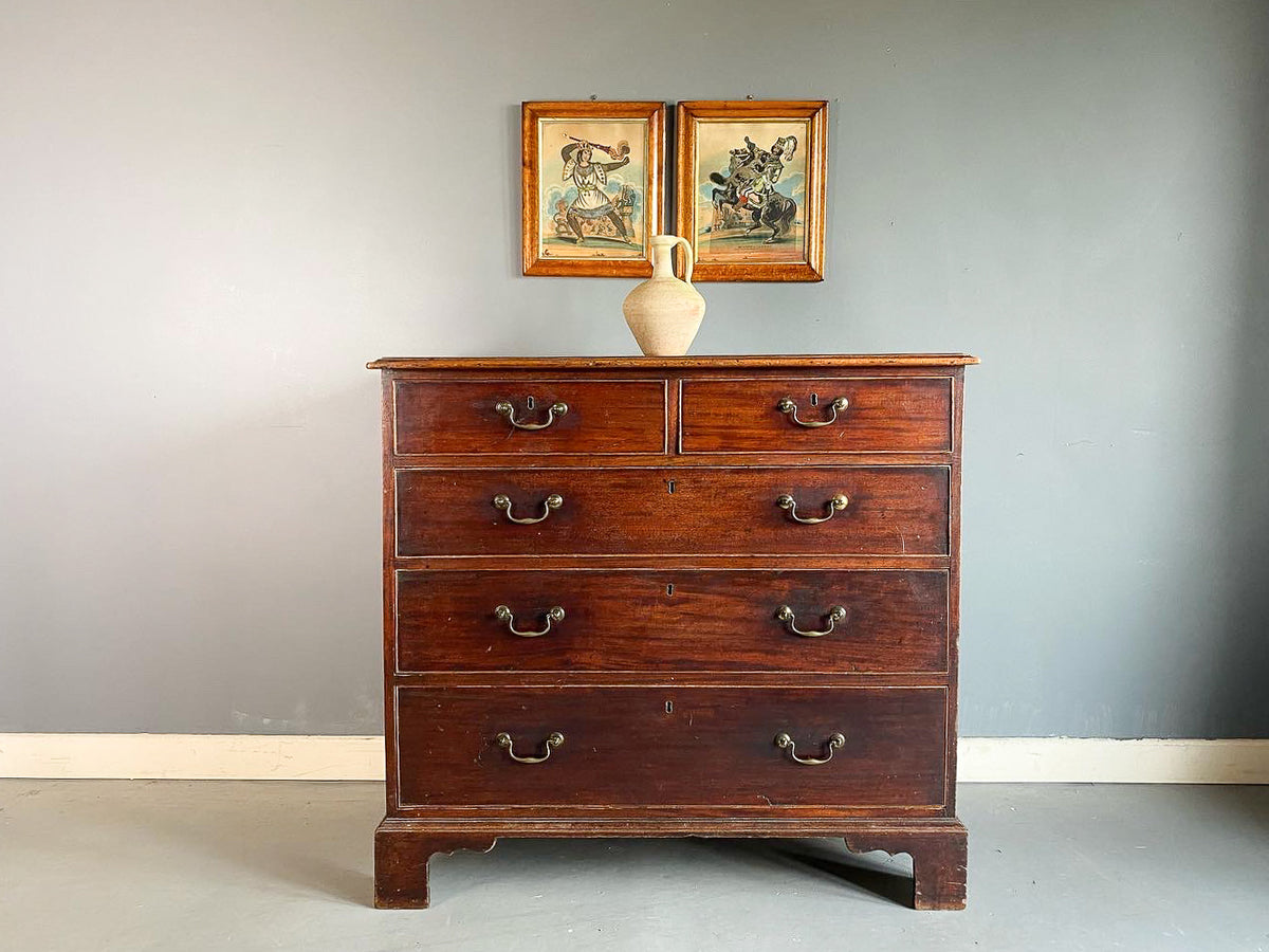 George III Chippendale Style Chest of Drawers