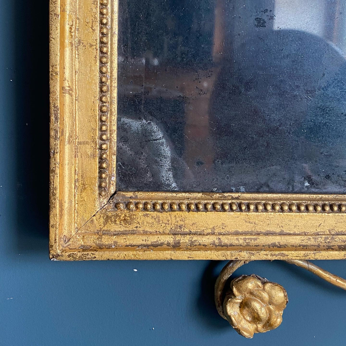 18th Century Adam Period Giltwood Pier Mirror