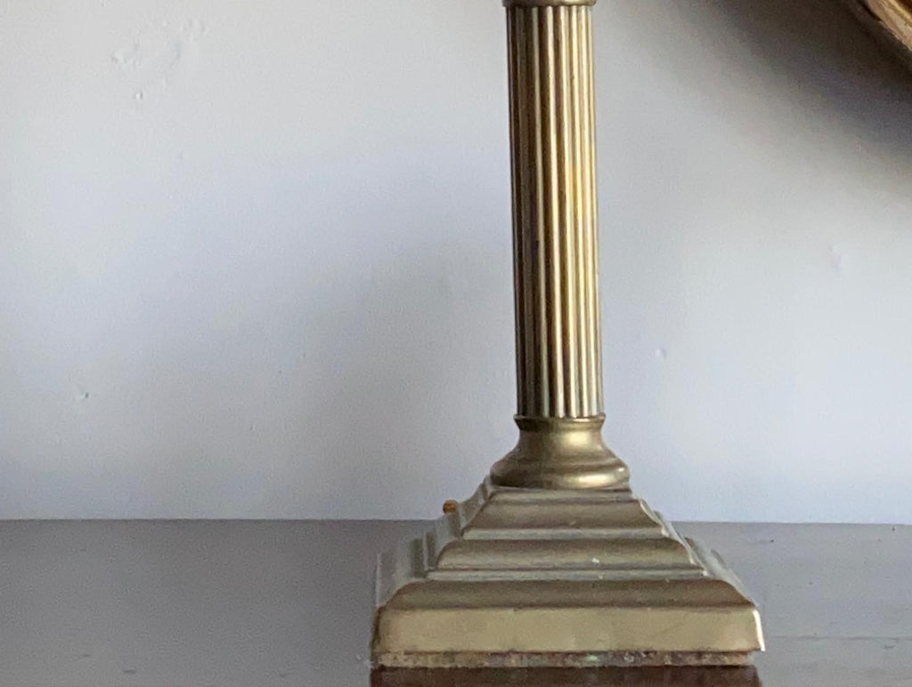 Small Late 19th Century Brass Lamp