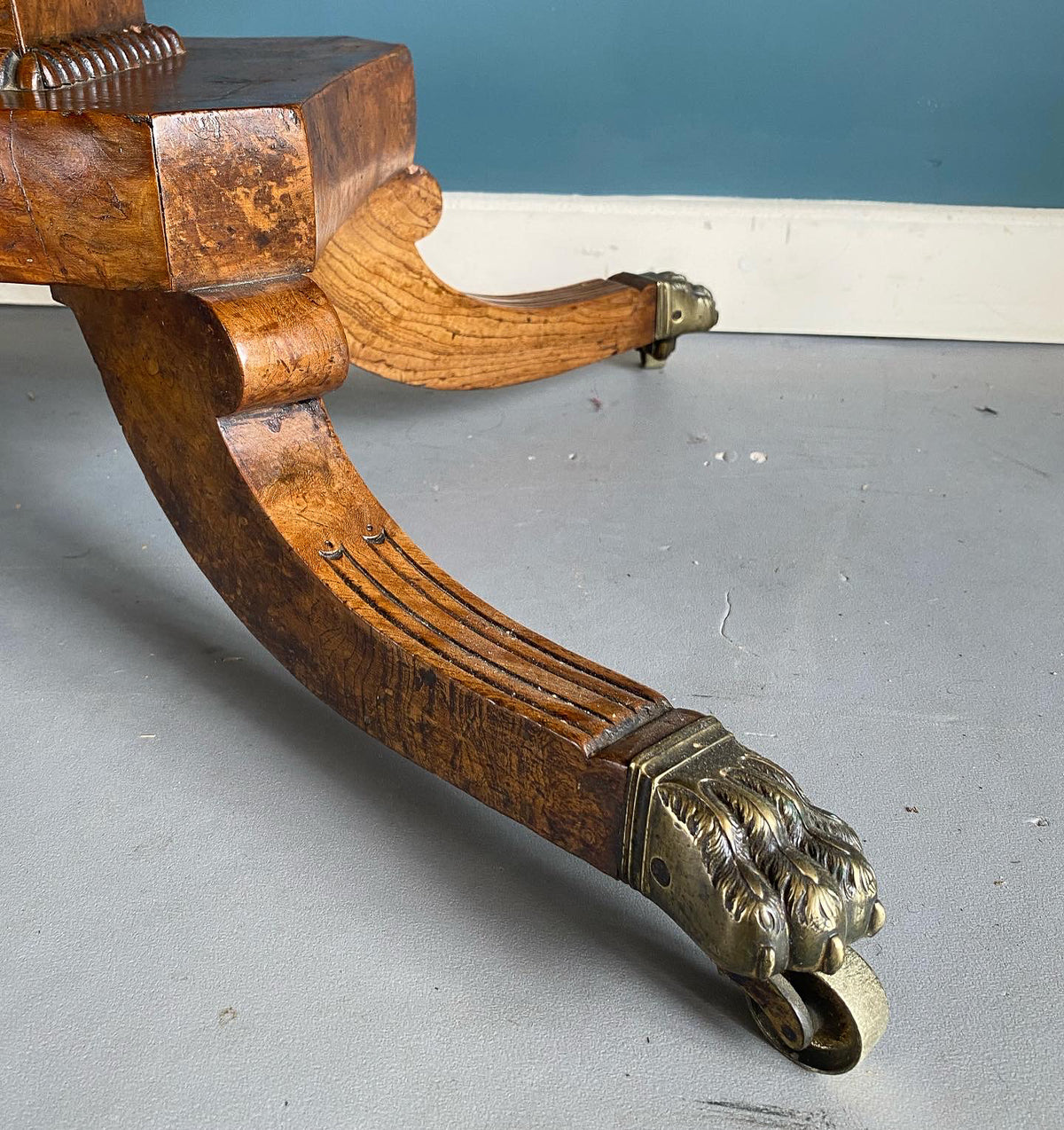 George IV Burr Elm Centre Table