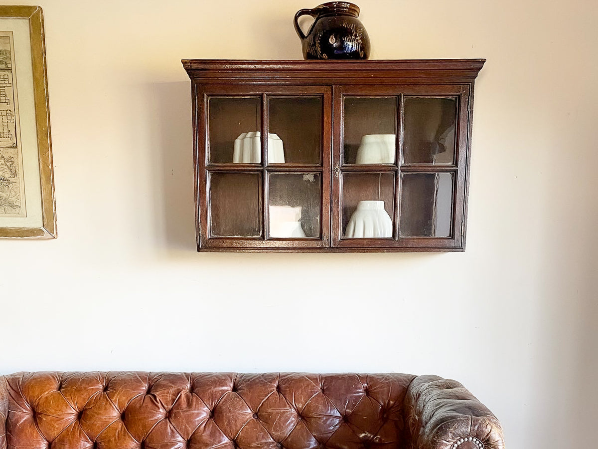 A George II Oak Hanging Cabinet