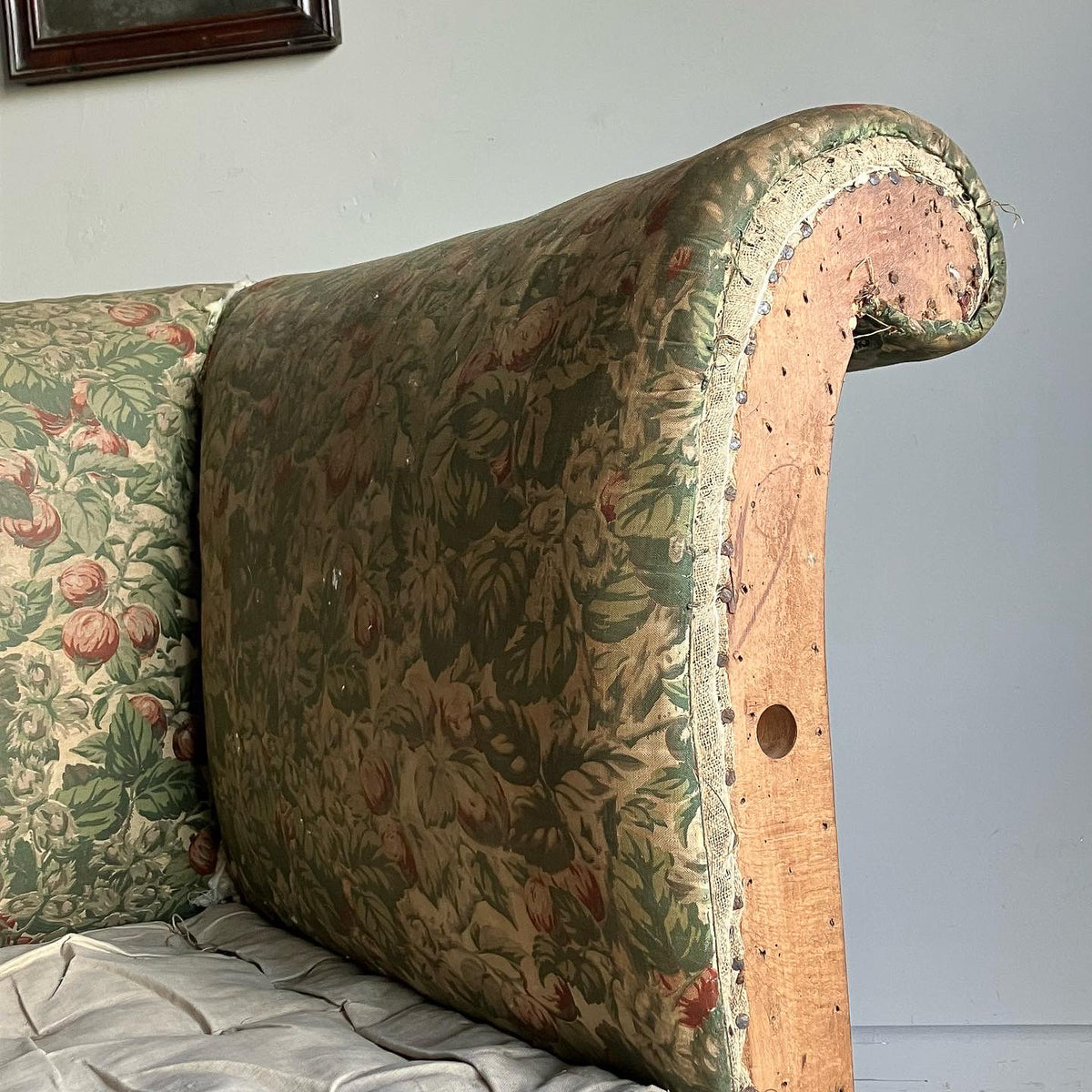 A Mid 19th Century Upholstered Corner Chair