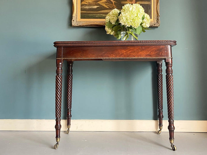 Early Regency Mahogany Tea Table