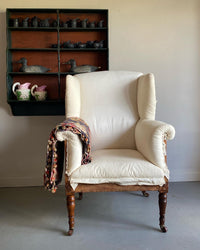 Early 20th Century Wingback Armchair