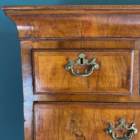 George II Walnut Chest on Chest