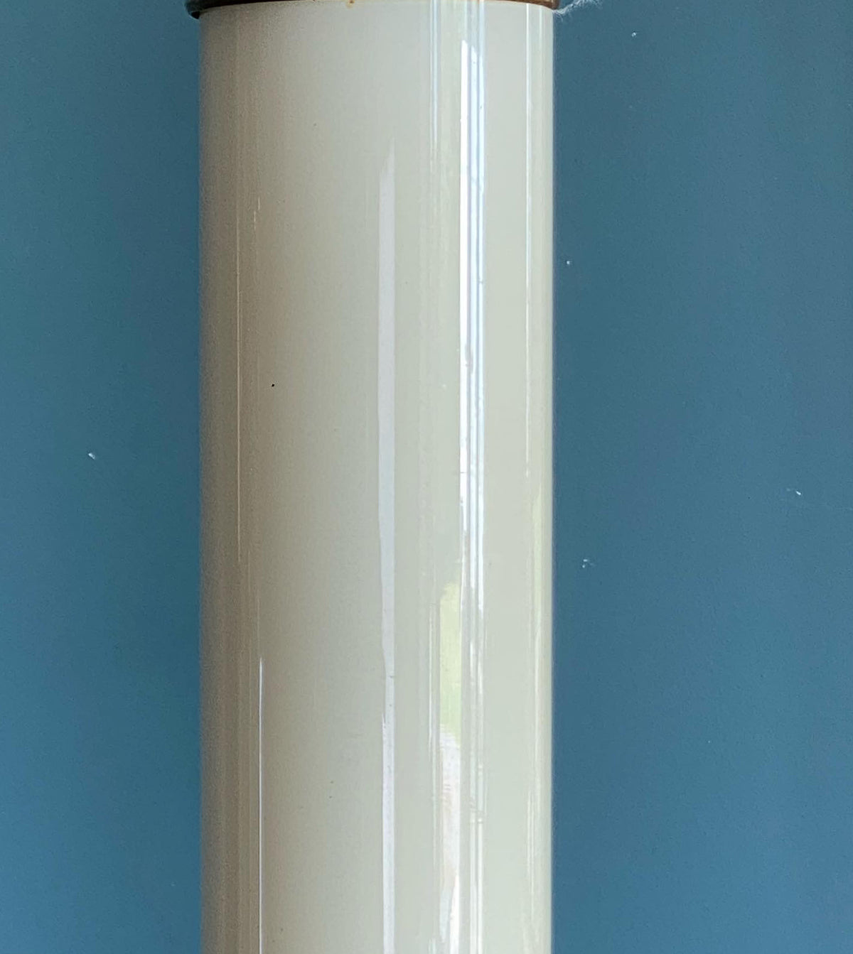 Early 20th Century Milk Glass Lamp