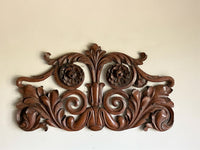 A William IV Mahogany Cresting