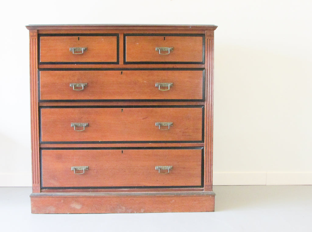 19th Century Maple& Co. Chest of Drawers