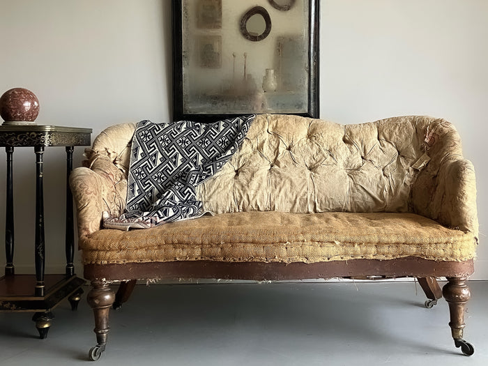 A Mid 19th Century Shaped Sofa