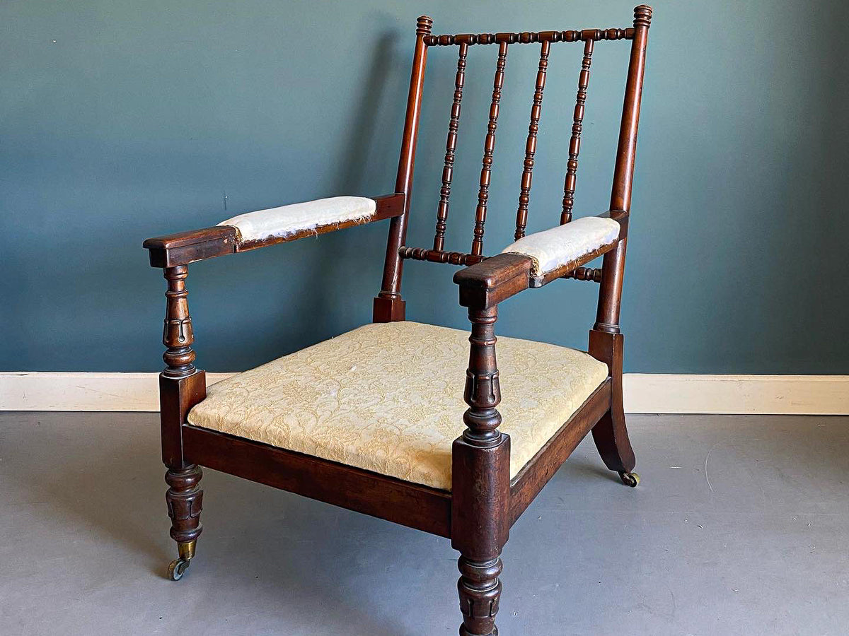 19th Century Mahogany Armchair