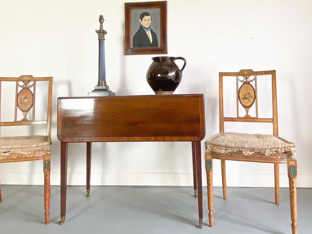 A Pair of Sheraton Revival Chairs