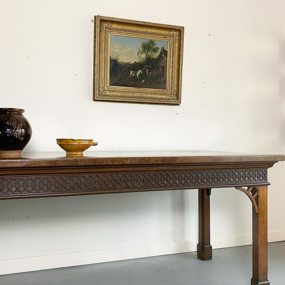 19th Century Irish Chippendale Serving Table