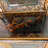 Late 19th Century Bamboo & Lacquer Dressing Table