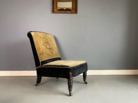 Late 19th Century Cornelius V Smith Slipper Chair