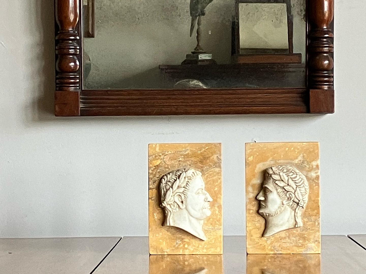 A Pair of Grand Tour Roman Profiles