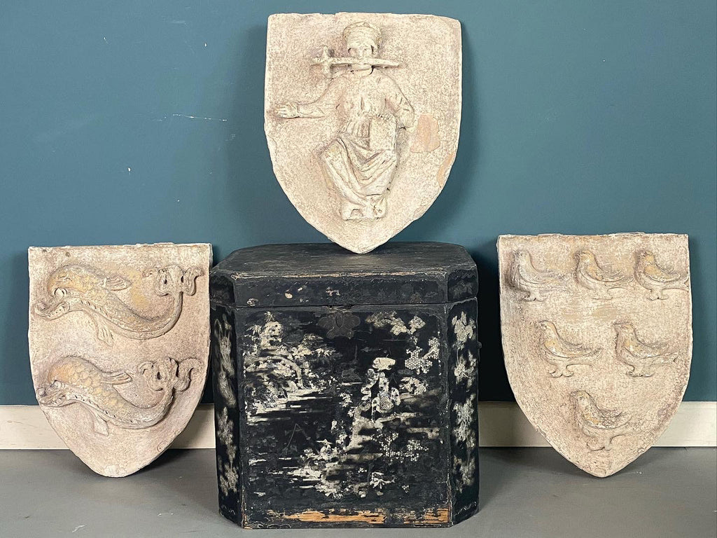 Early 20th Century Stone Shields