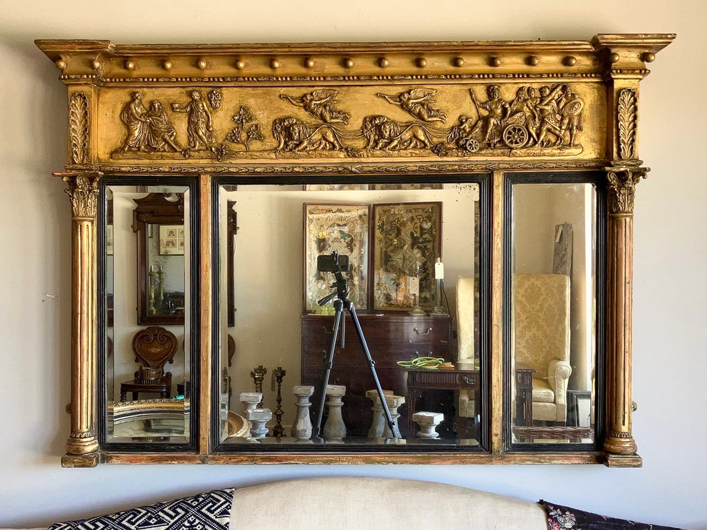 An Early 19th Century Giltwood Mirror