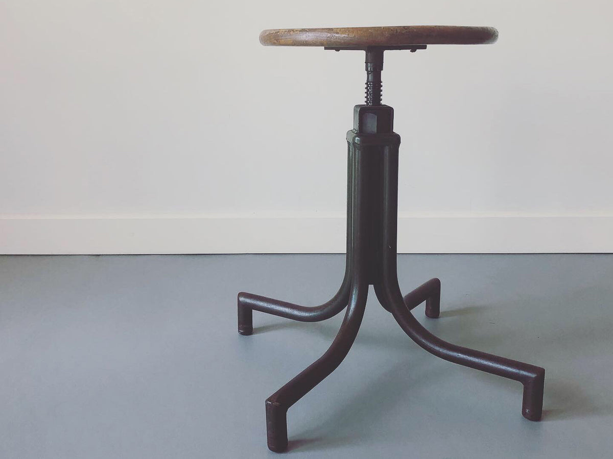 Mid Century Lab Stool