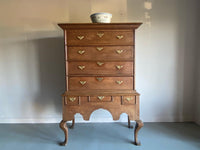 A George III Provincial Oak Chest on Stand