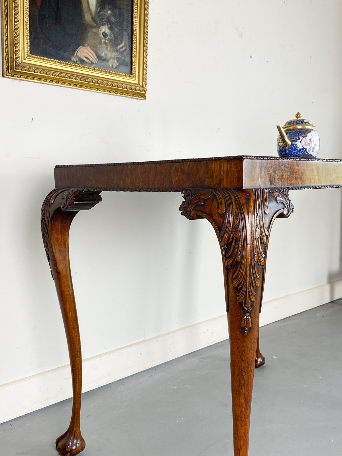 18th Century Irish Chippendale Silver Table