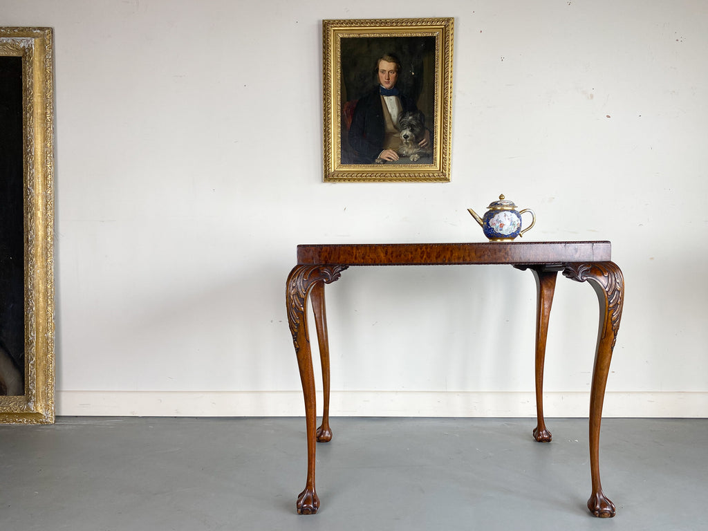 18th Century Irish Chippendale Silver Table