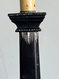 A Pair of Early 20th Century Mother of Pearl Inlaid Lamps