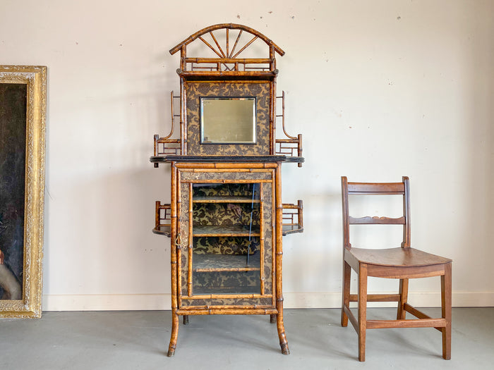 Late 19th Century Bamboo & Lacquer Dressing Table