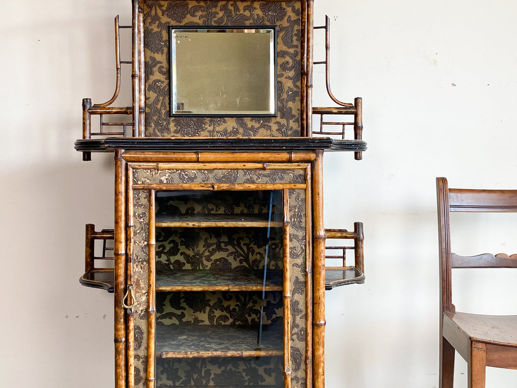 Late 19th Century Bamboo & Lacquer Dressing Table