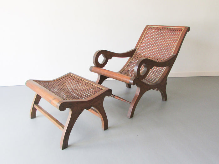 Early 20th Century Teak Plantation Chair