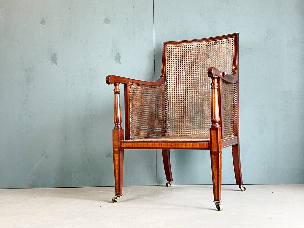 Sheraton Revival Caned Chair