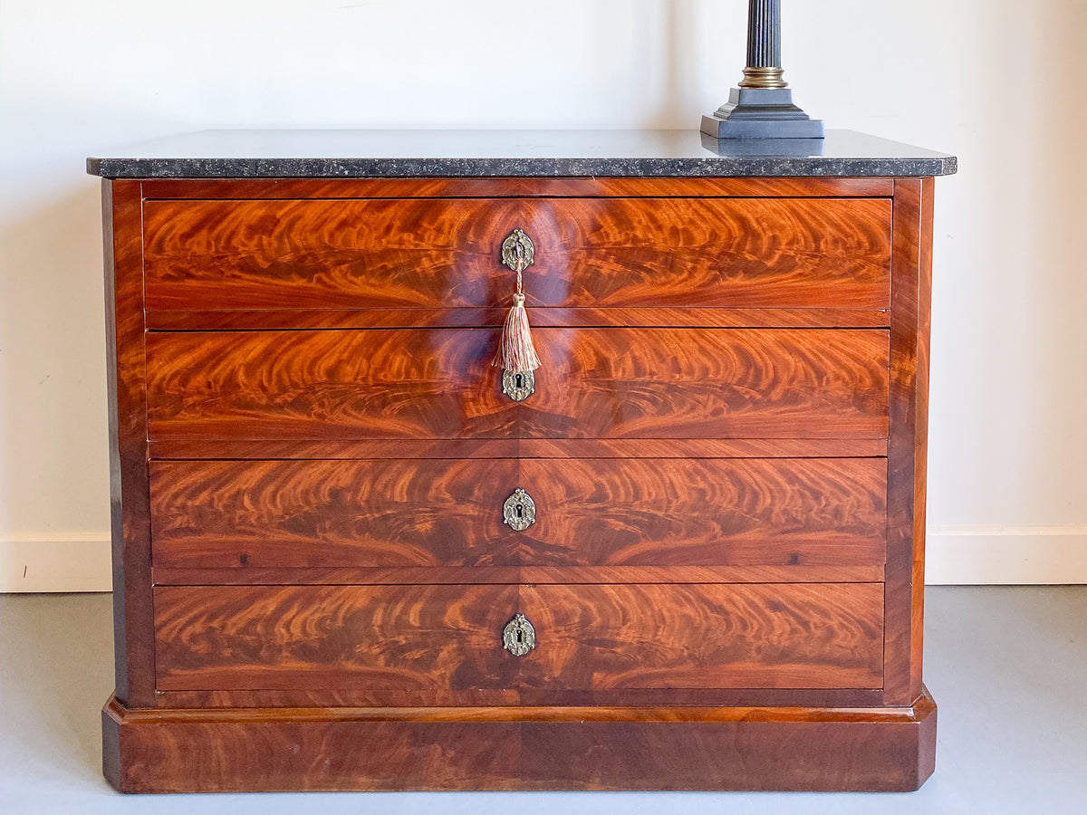 Napoleon III Mahogany Commode