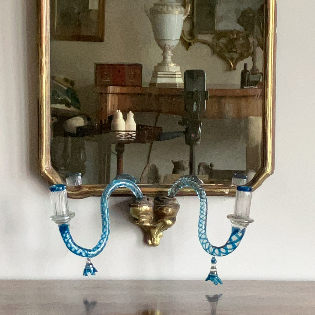 An Early 19th Century Italian Giltwood Mirror