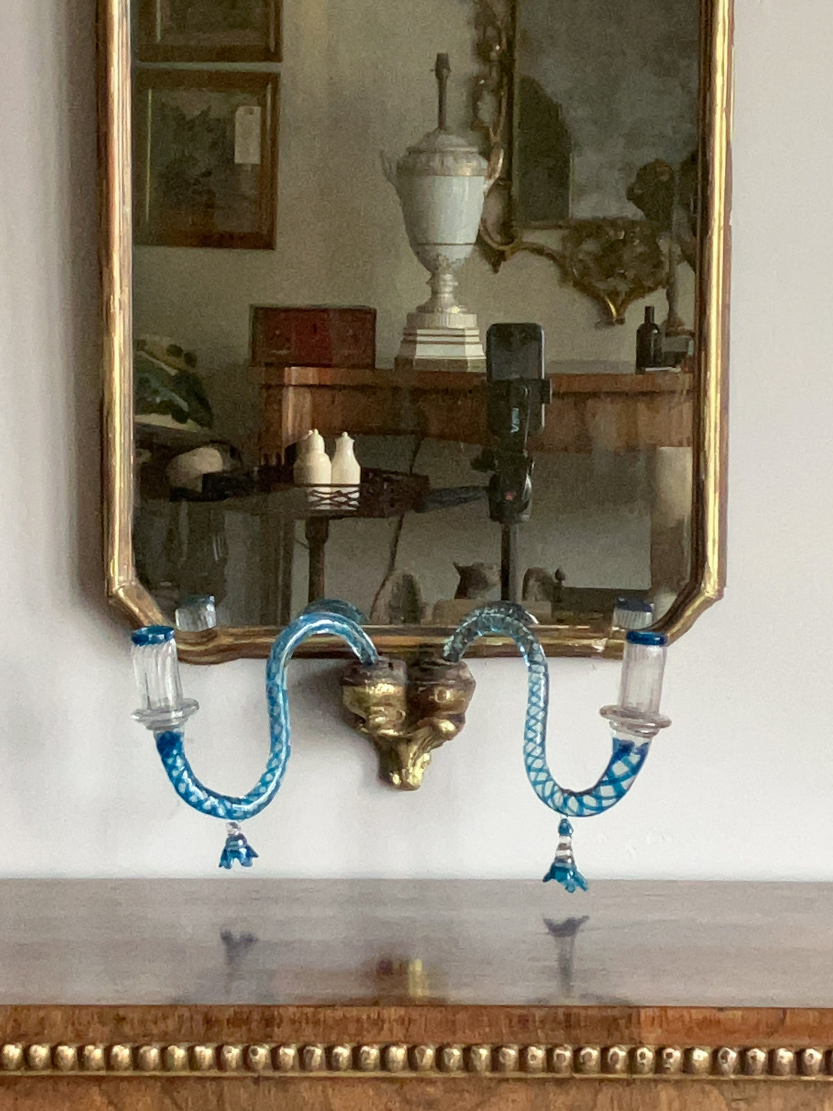 An Early 19th Century Italian Giltwood Mirror