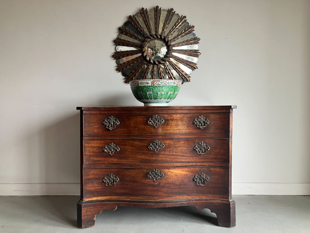 A Chippendale Period Mahogany Chest of Drawers