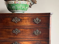 A Chippendale Period Mahogany Chest of Drawers