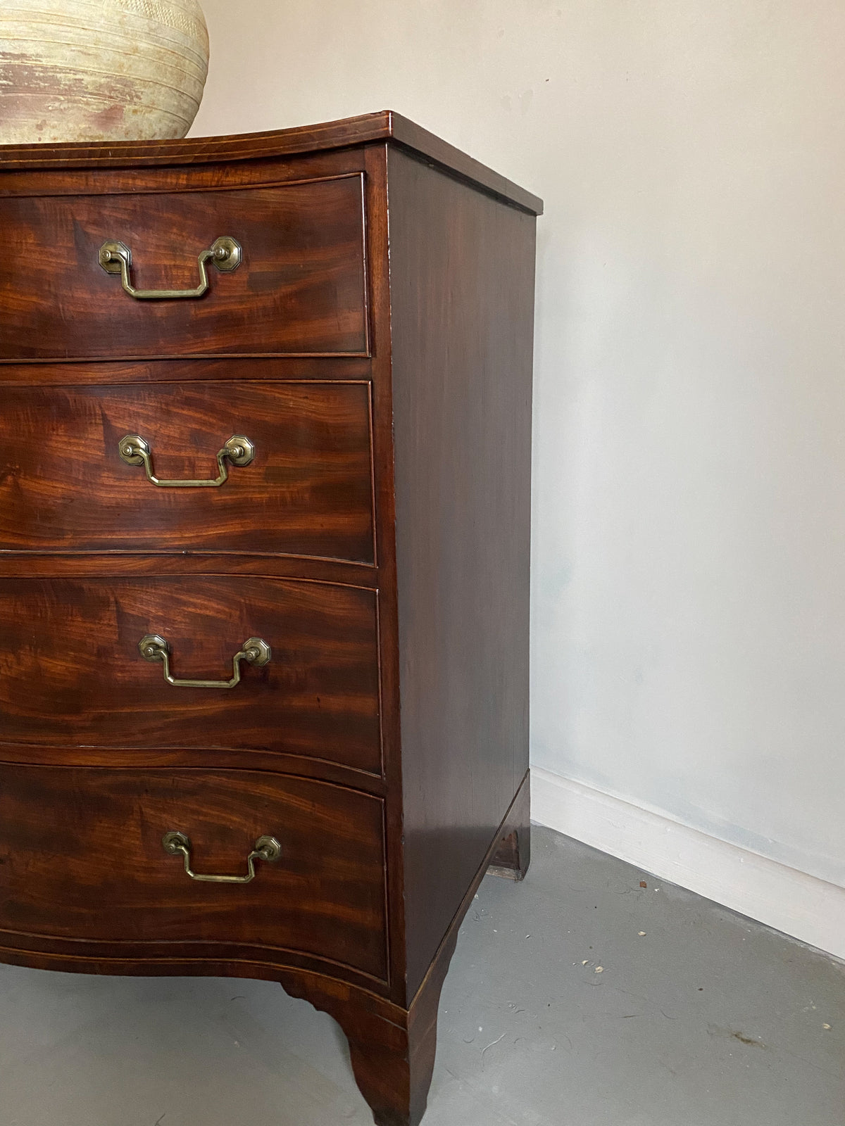 Chippendale Period Serpentine Chest of Drawers