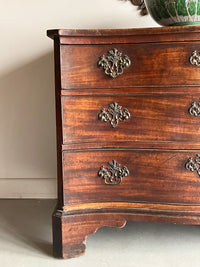 A Chippendale Period Mahogany Chest of Drawers