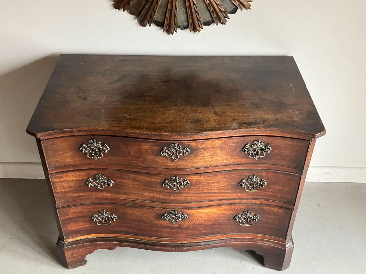 A Chippendale Period Mahogany Chest of Drawers