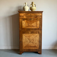 A George III Tulipwood Secretaire Desk