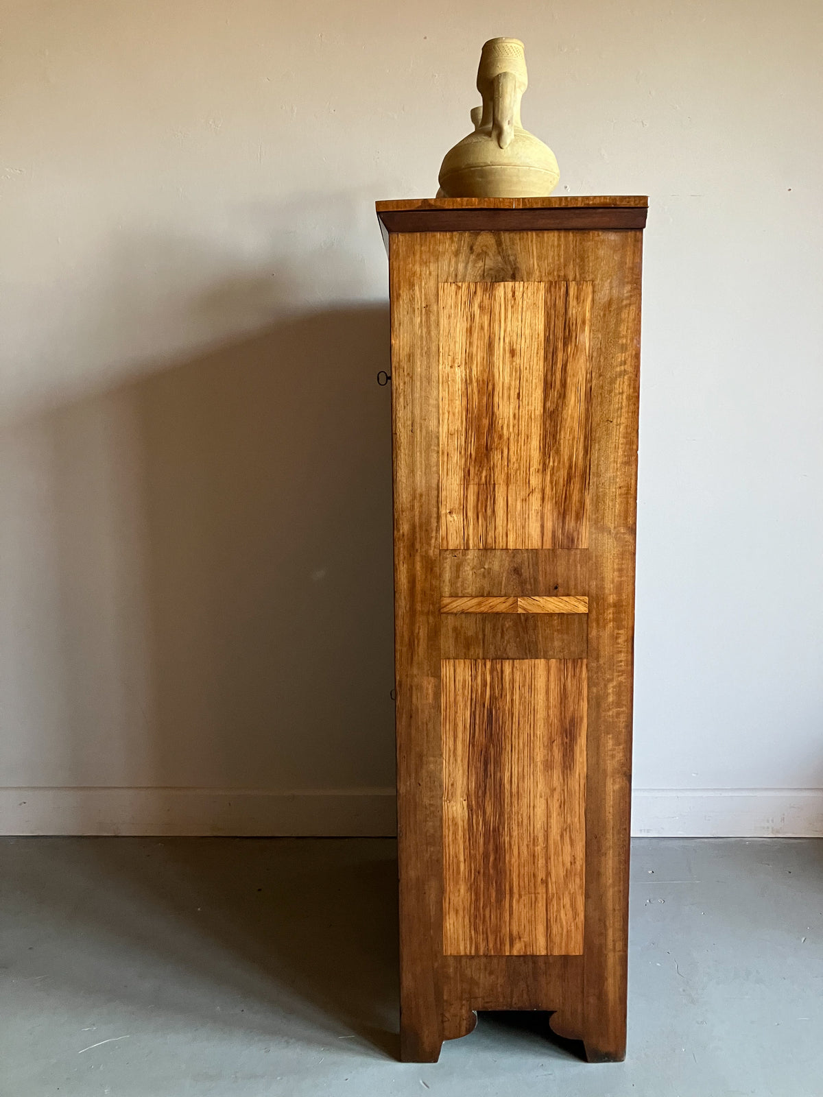 A George III Tulipwood Secretaire Desk