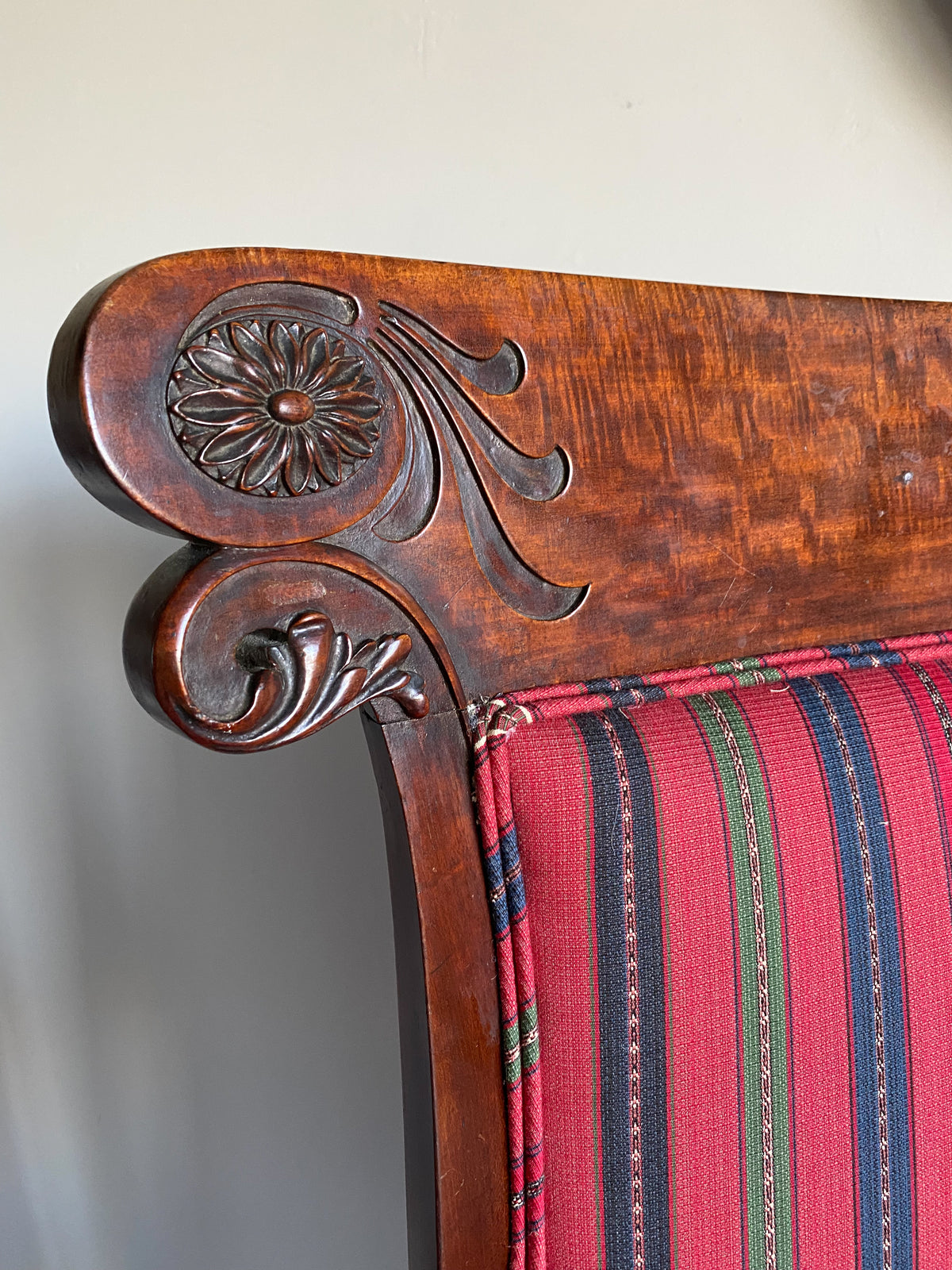 Late 19th Century High Backed Library Chair