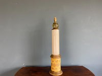 Early 20th Century Milk Glass Lamp