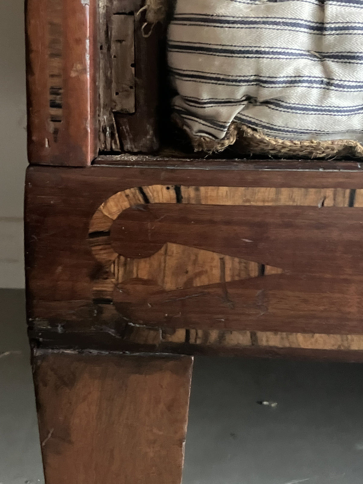 An Early 19th Century Mahogany Inlaid Sofa